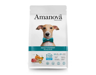Amanova Adult Exigent Iberian Pork Grain Free Ξηρά Τροφή χωρίς Σιτηρά για Ενήλικους Σκύλους με Χοιρινό 10Kg